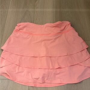 Athleta Coral Layered Mini Skirt